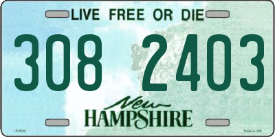 NH license plate 3082403