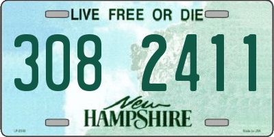 NH license plate 3082411