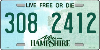 NH license plate 3082412