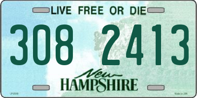 NH license plate 3082413