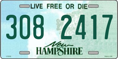 NH license plate 3082417