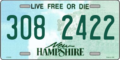 NH license plate 3082422
