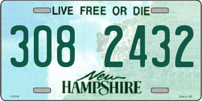 NH license plate 3082432