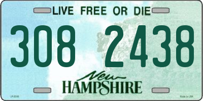 NH license plate 3082438