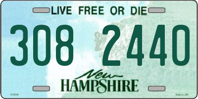NH license plate 3082440