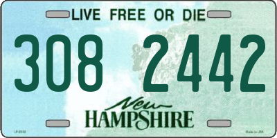 NH license plate 3082442