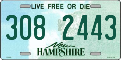 NH license plate 3082443