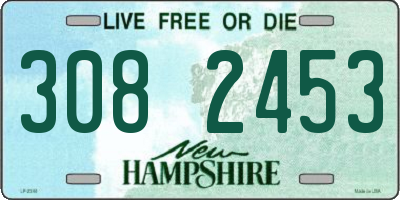 NH license plate 3082453