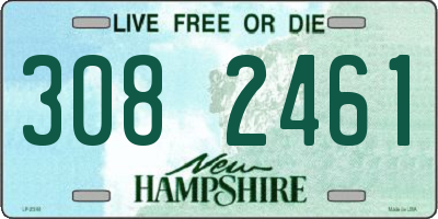NH license plate 3082461