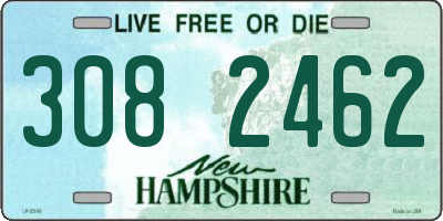 NH license plate 3082462