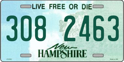 NH license plate 3082463