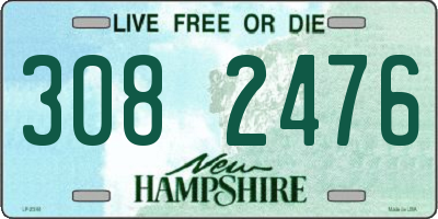 NH license plate 3082476