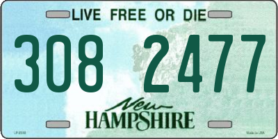 NH license plate 3082477