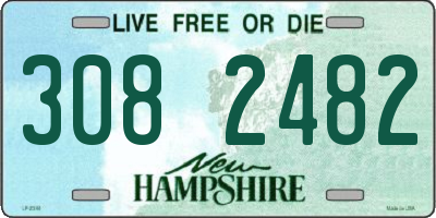 NH license plate 3082482