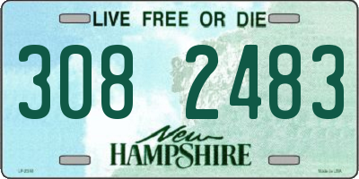 NH license plate 3082483