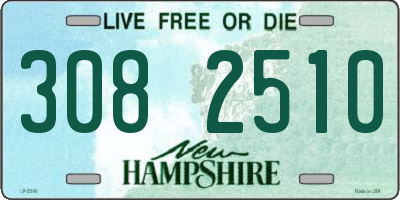 NH license plate 3082510