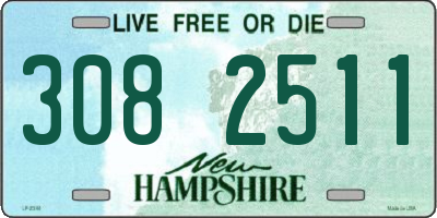 NH license plate 3082511