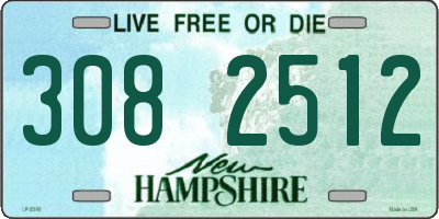 NH license plate 3082512