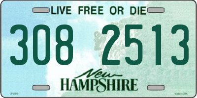 NH license plate 3082513