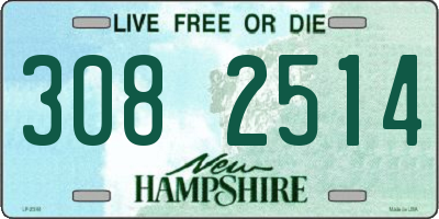NH license plate 3082514
