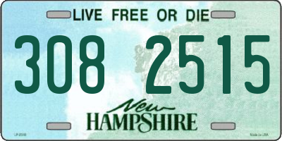 NH license plate 3082515