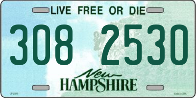 NH license plate 3082530