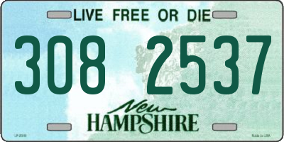 NH license plate 3082537