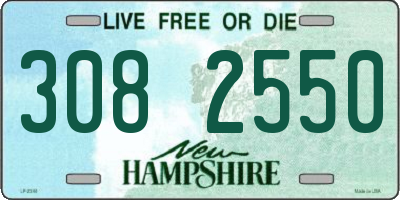 NH license plate 3082550