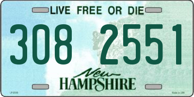 NH license plate 3082551