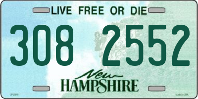 NH license plate 3082552