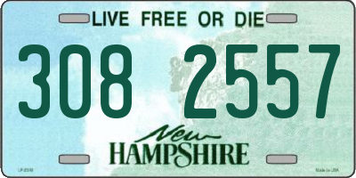 NH license plate 3082557