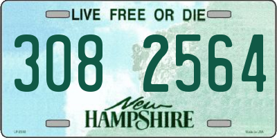 NH license plate 3082564