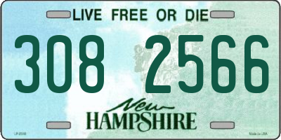 NH license plate 3082566