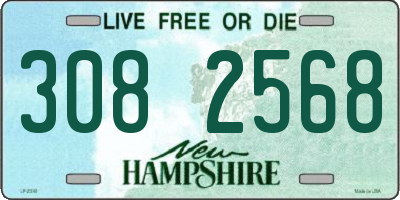 NH license plate 3082568