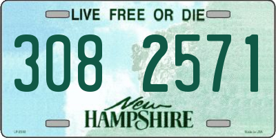 NH license plate 3082571