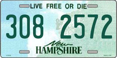 NH license plate 3082572