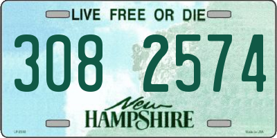 NH license plate 3082574
