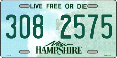 NH license plate 3082575