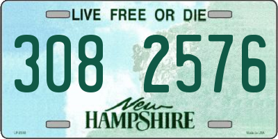 NH license plate 3082576
