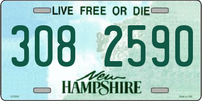 NH license plate 3082590