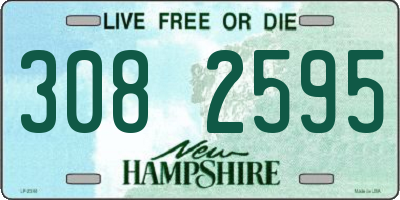 NH license plate 3082595
