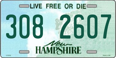 NH license plate 3082607