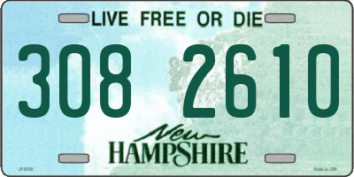 NH license plate 3082610