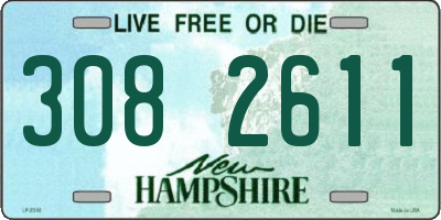 NH license plate 3082611