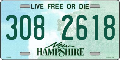 NH license plate 3082618
