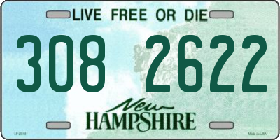 NH license plate 3082622