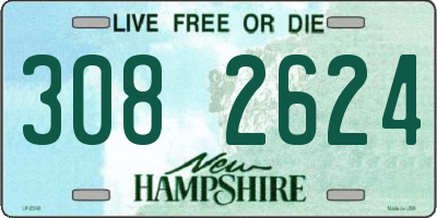 NH license plate 3082624