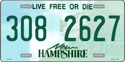 NH license plate 3082627
