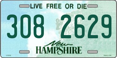 NH license plate 3082629