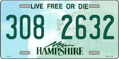 NH license plate 3082632
